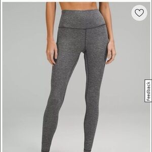 High-Waisted Gray Leggings